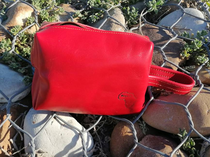 Leather Dopp Bag Small Lined
