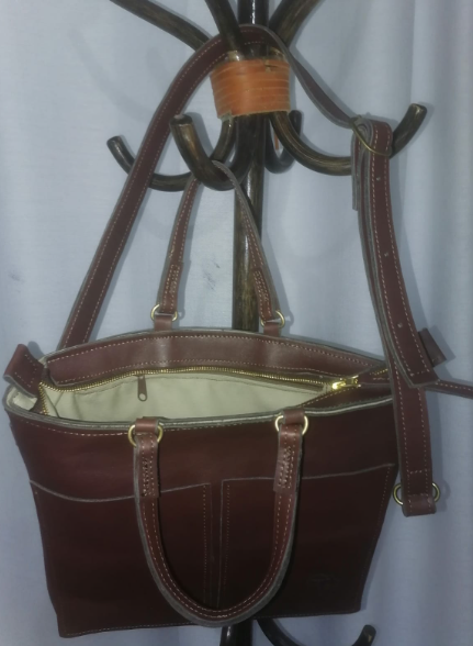 Mnono F/G Leather Tote Bag