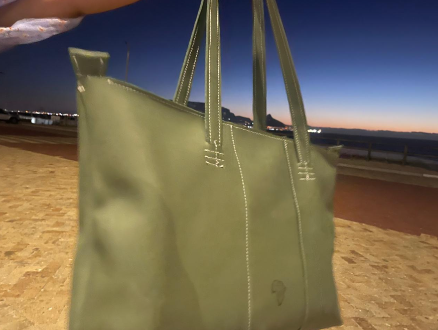 F/G Leather weekender