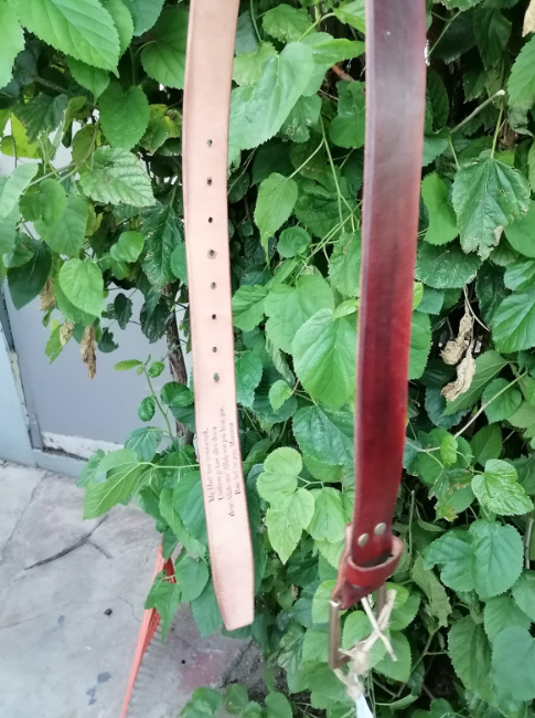 Leather belt 38mm