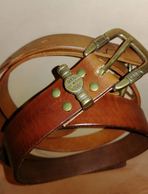 Leather belt 38mm