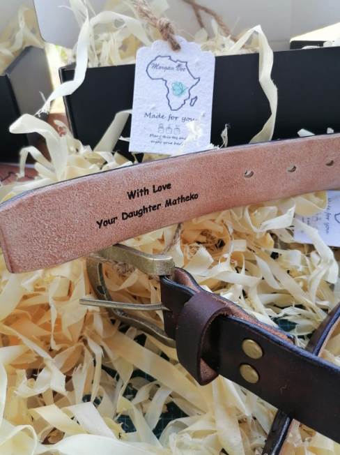 Leather belt 38mm