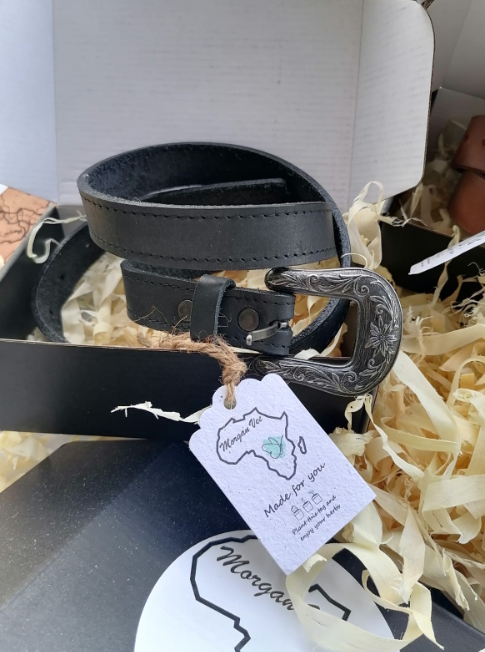 Leather belt 38mm