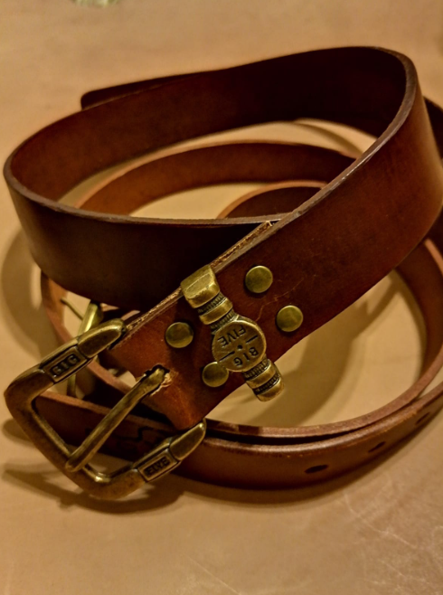Leather belt 38mm