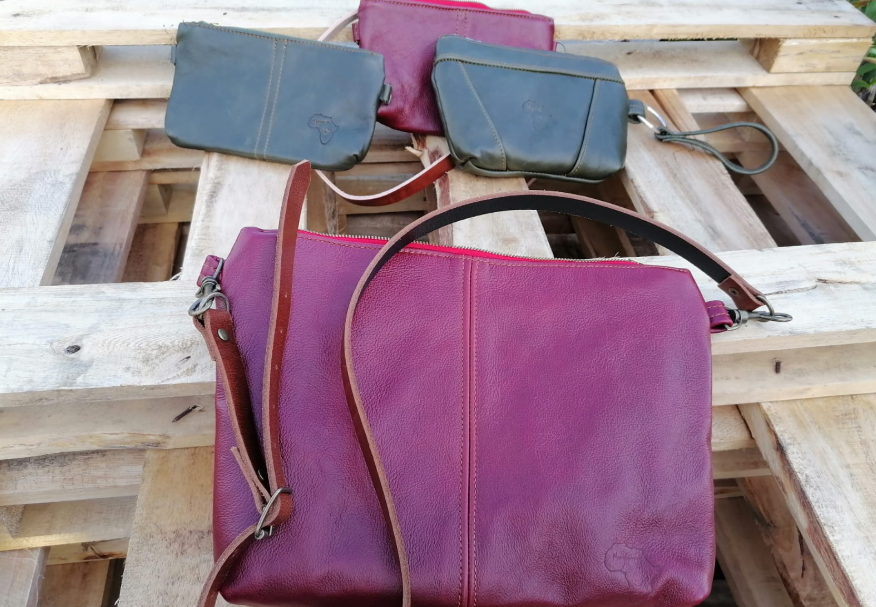 Dalene chrome leather crossbody
