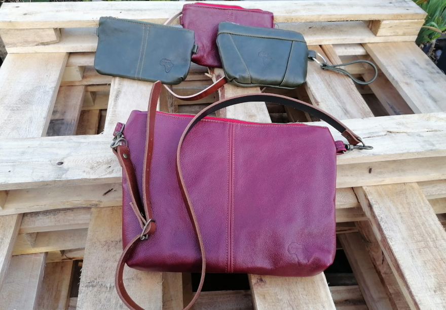 Dalene chrome leather crossbody