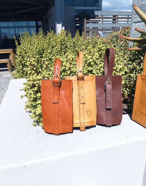 Single Wine carrier F/G leather