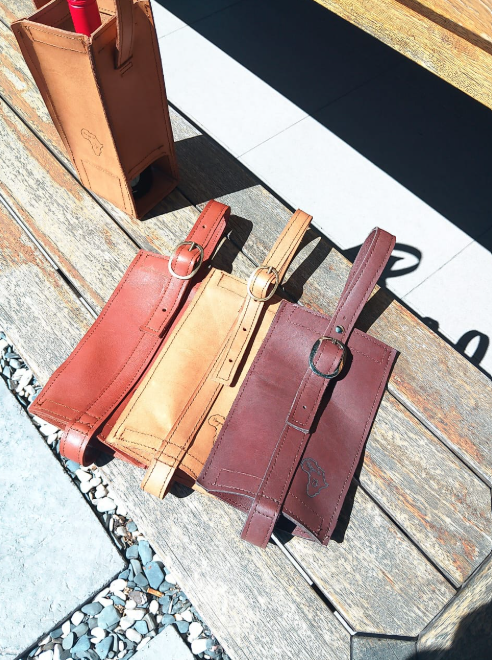 Single Wine carrier F/G leather